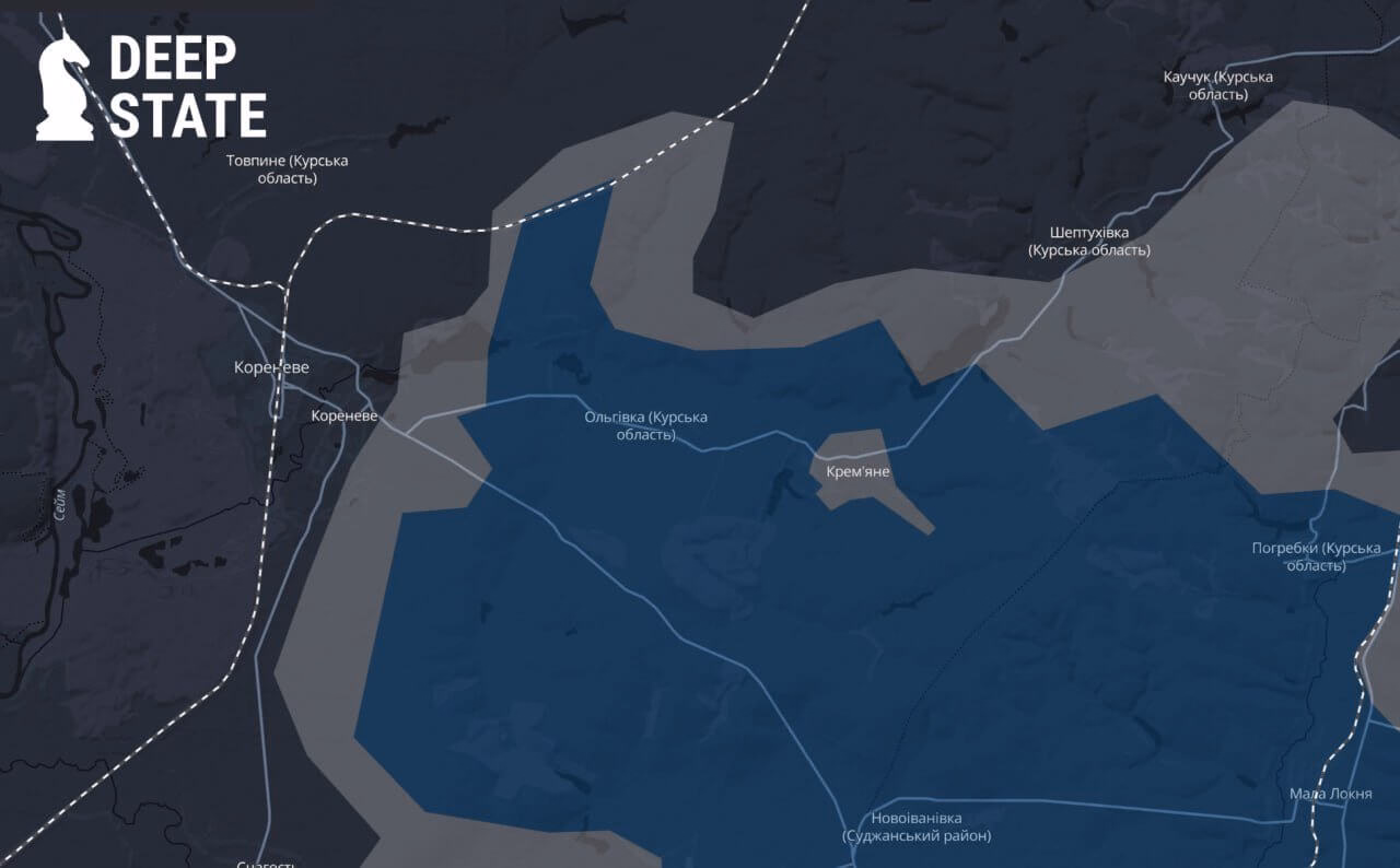 DeepState announced the release of the first major map update