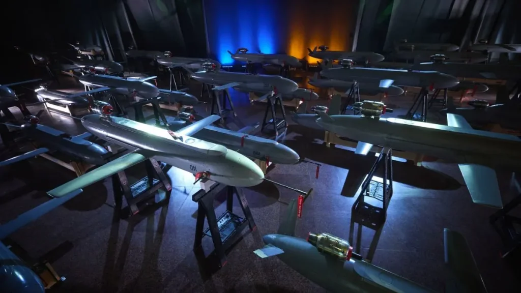Peklo missile-drones. Photo from Volodymyr Zelensky's Telegram
