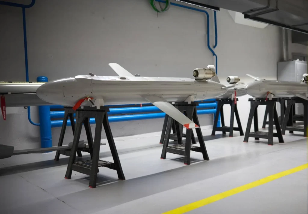 Peklo drone in the warehouse