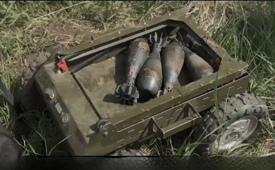 Ammunition on a robotic complex