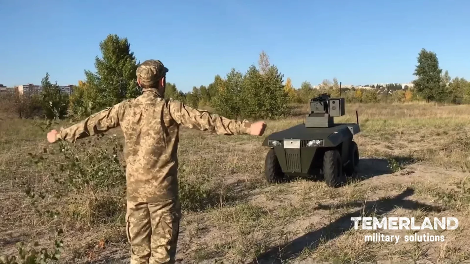 The Gnom UGV from Temerland is now equipped with a mobile Shuttle drone for evacuating the wounded