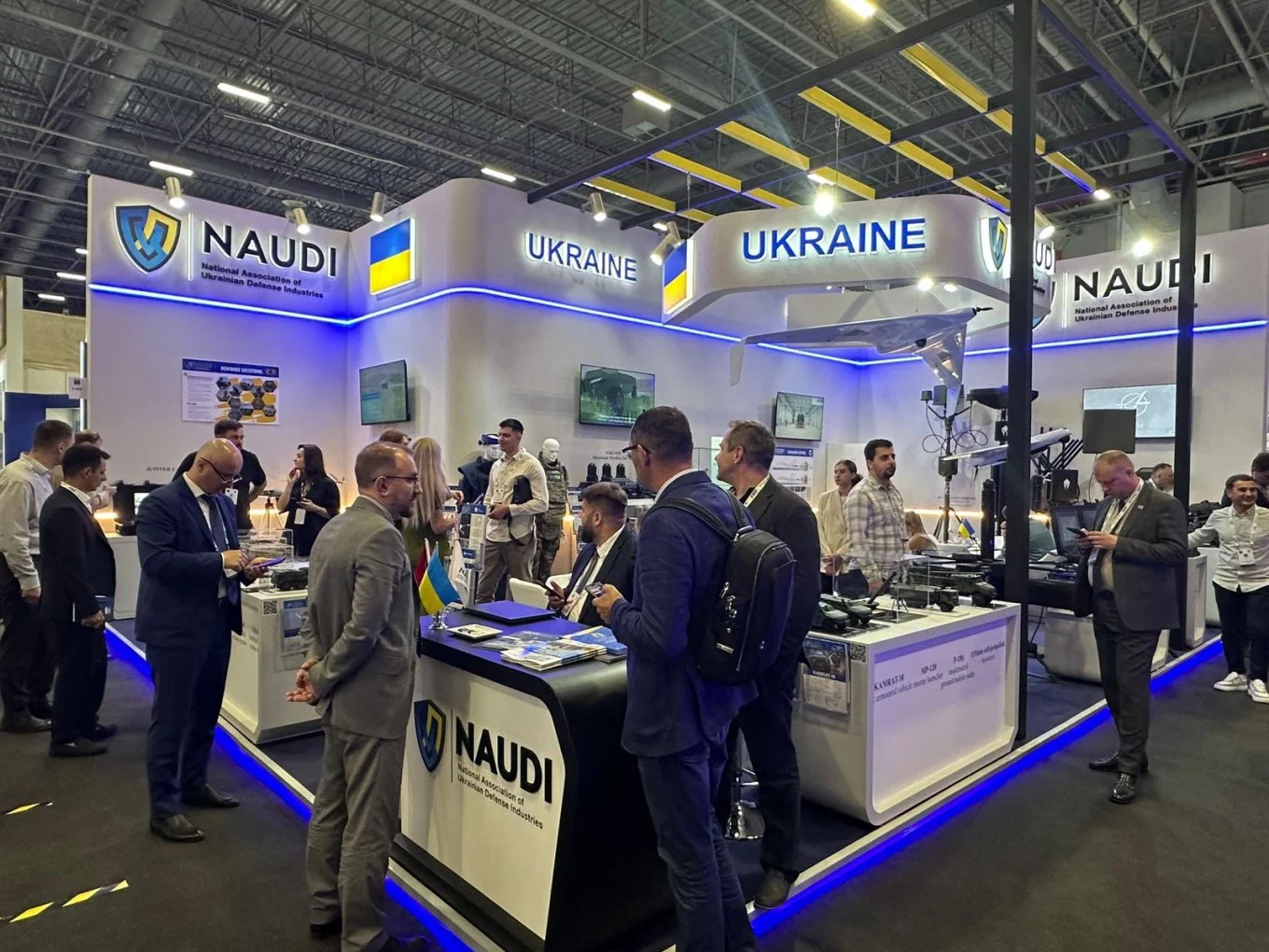 Стенд NAUDI на виставці озброєнь IDEF 2025 у Стамбулі