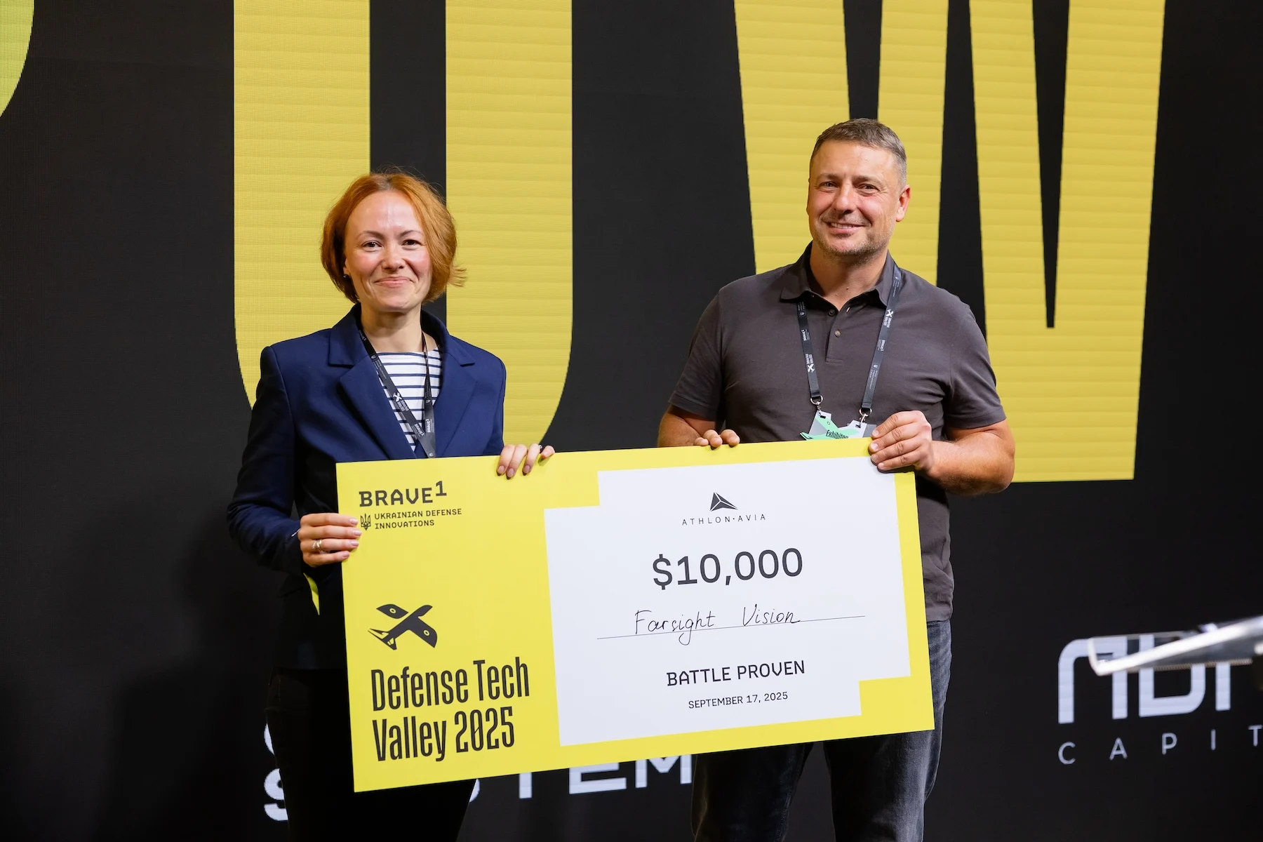 Farsight Vision, Clarity and Dwarf Engineering named winners of Battle Proven defence startup competition
