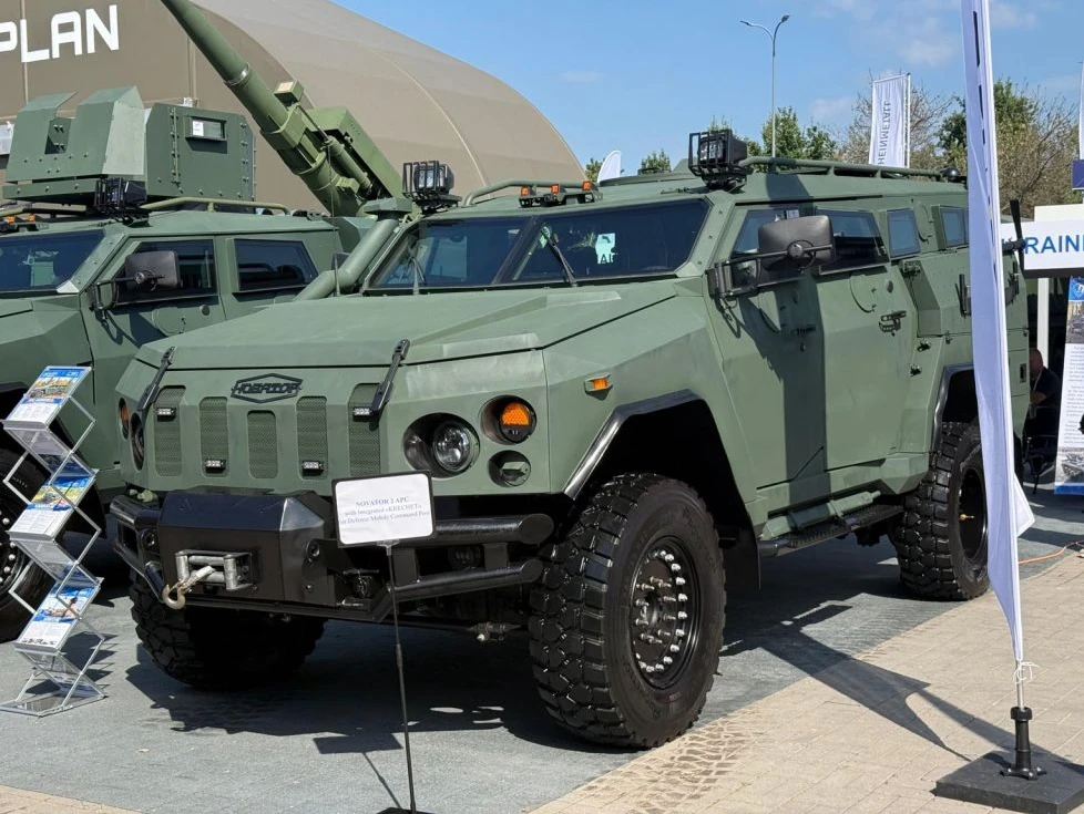 Ukrainian Armor presented the mobile command air defence post Novator 2