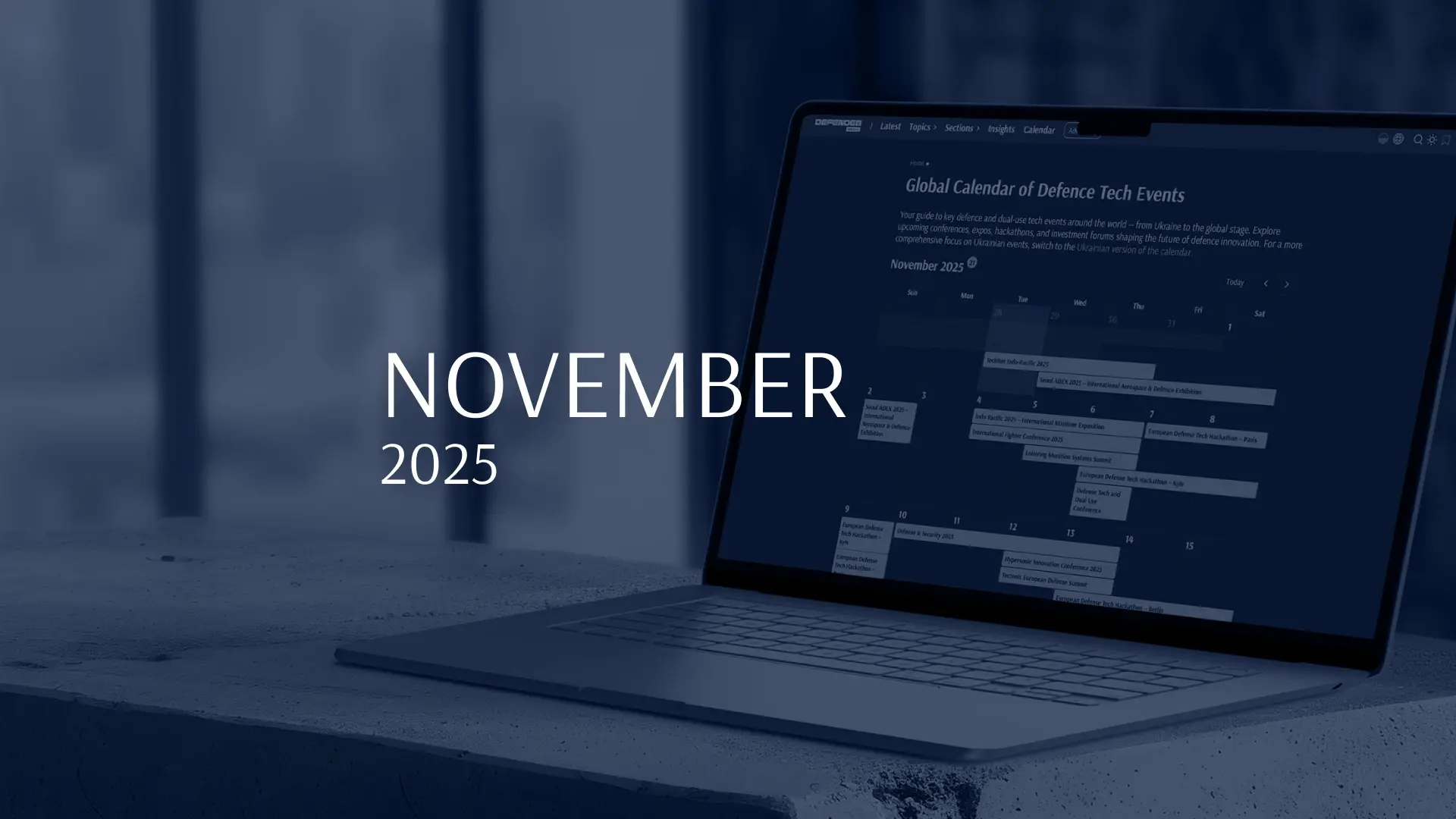 10 key November events in defence tech