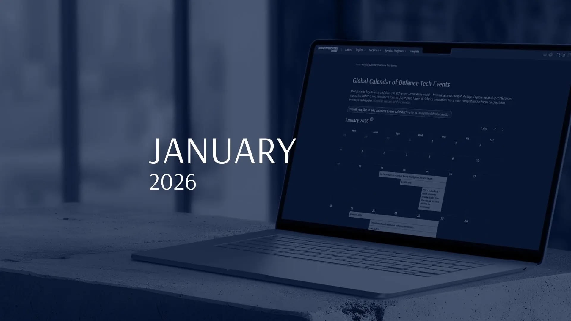 6 international defence events to watch in January