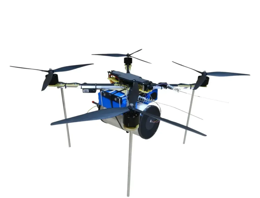 Bababoom fibre-optic UAV