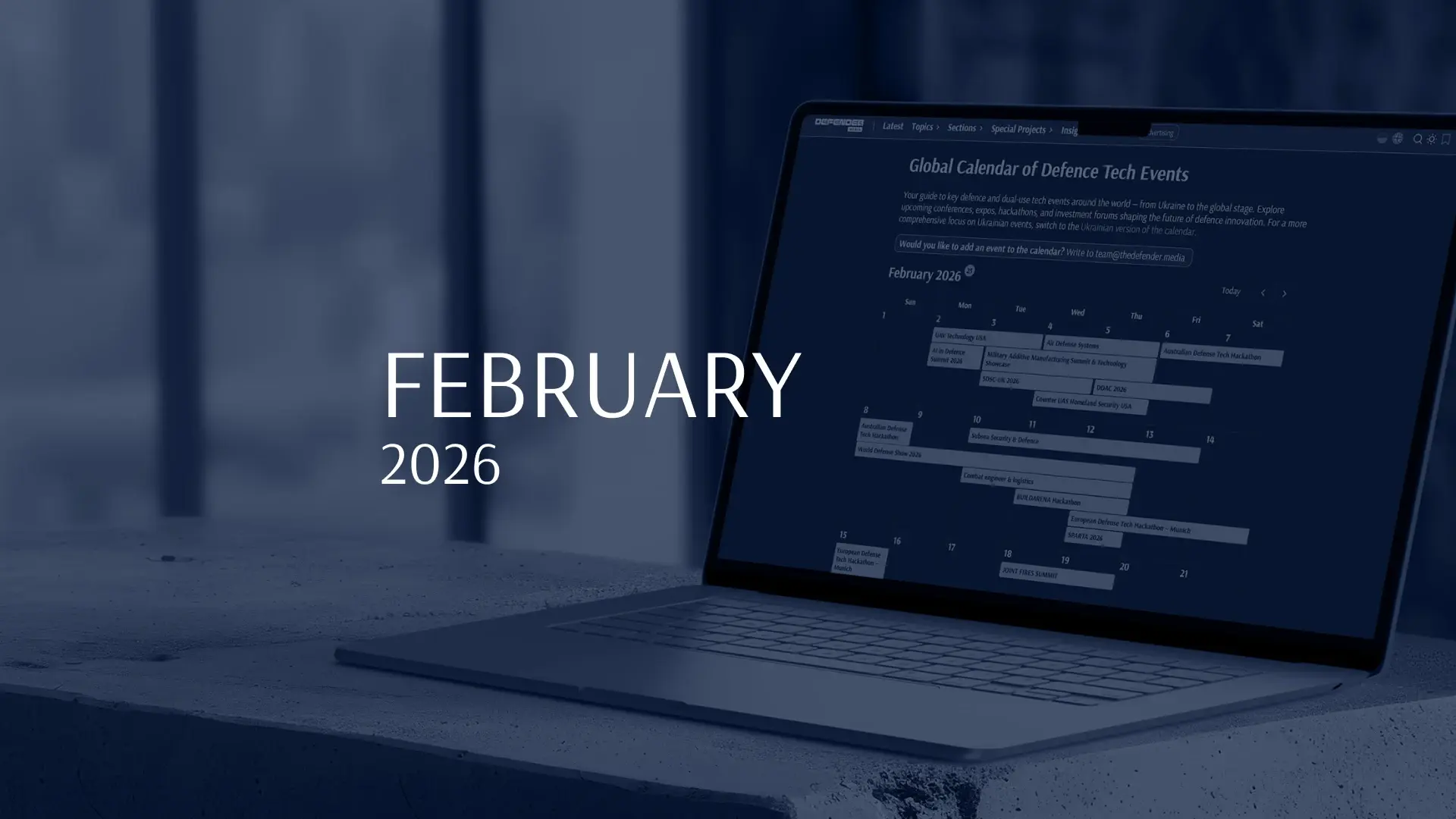 Top February events in defence tech: summits, bootcamps, and grant program presentations