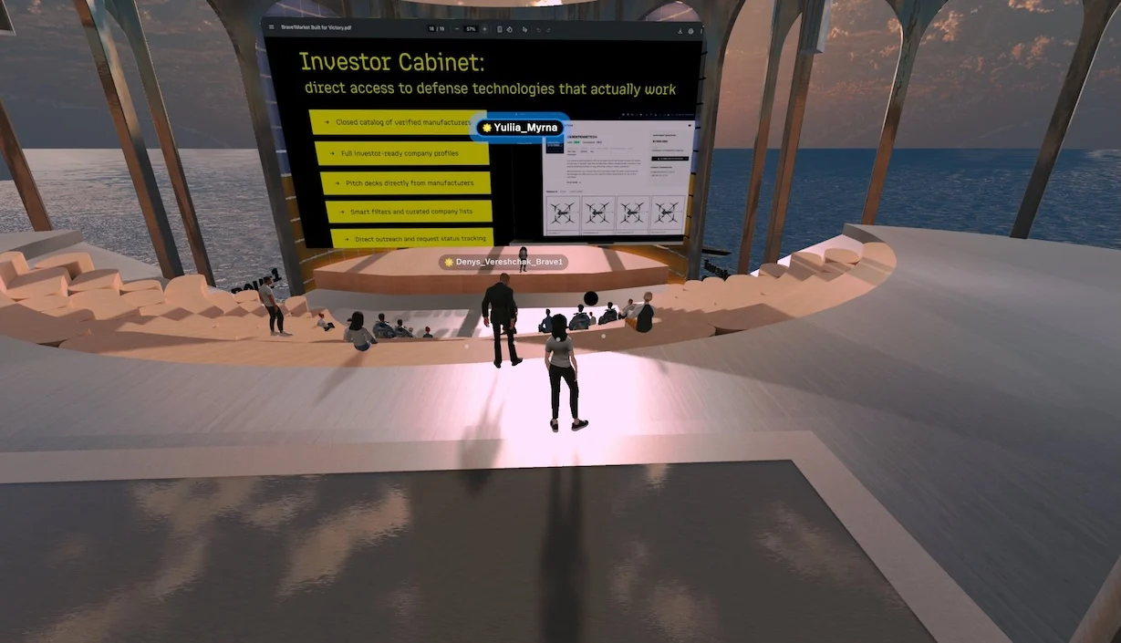 Brave1 launches Investor Circle — investor community meetups in the metaverse