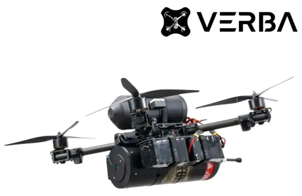 Verba fibre-optic strike UAV
