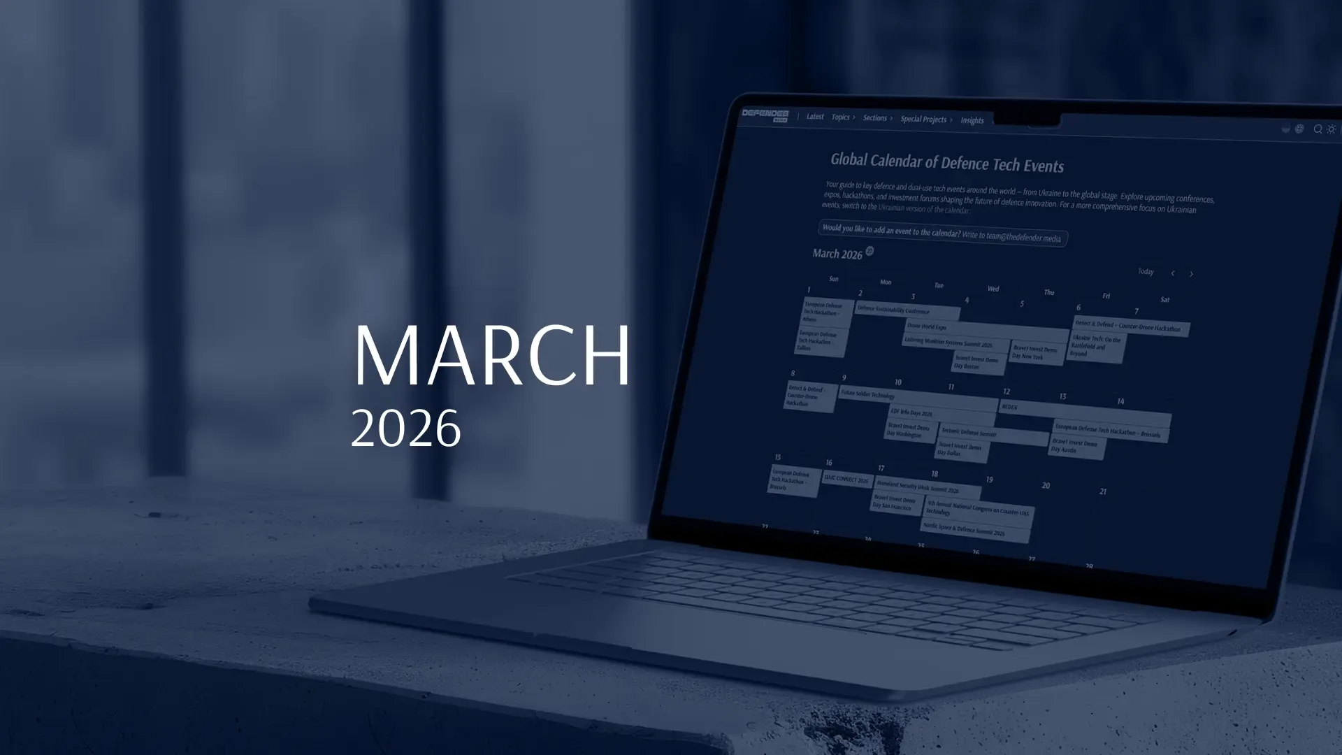 The key events of march: Brave1’s US investment roadshow, the EDTH hackathon series, and Drone World Expo in Warsaw