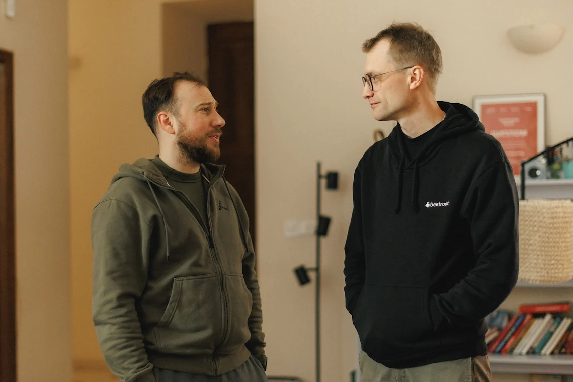 Beetroot Defence: First сlients, сourses and partnerships. A blitz Interview with Andreas Flodström and Oleh Krisenko