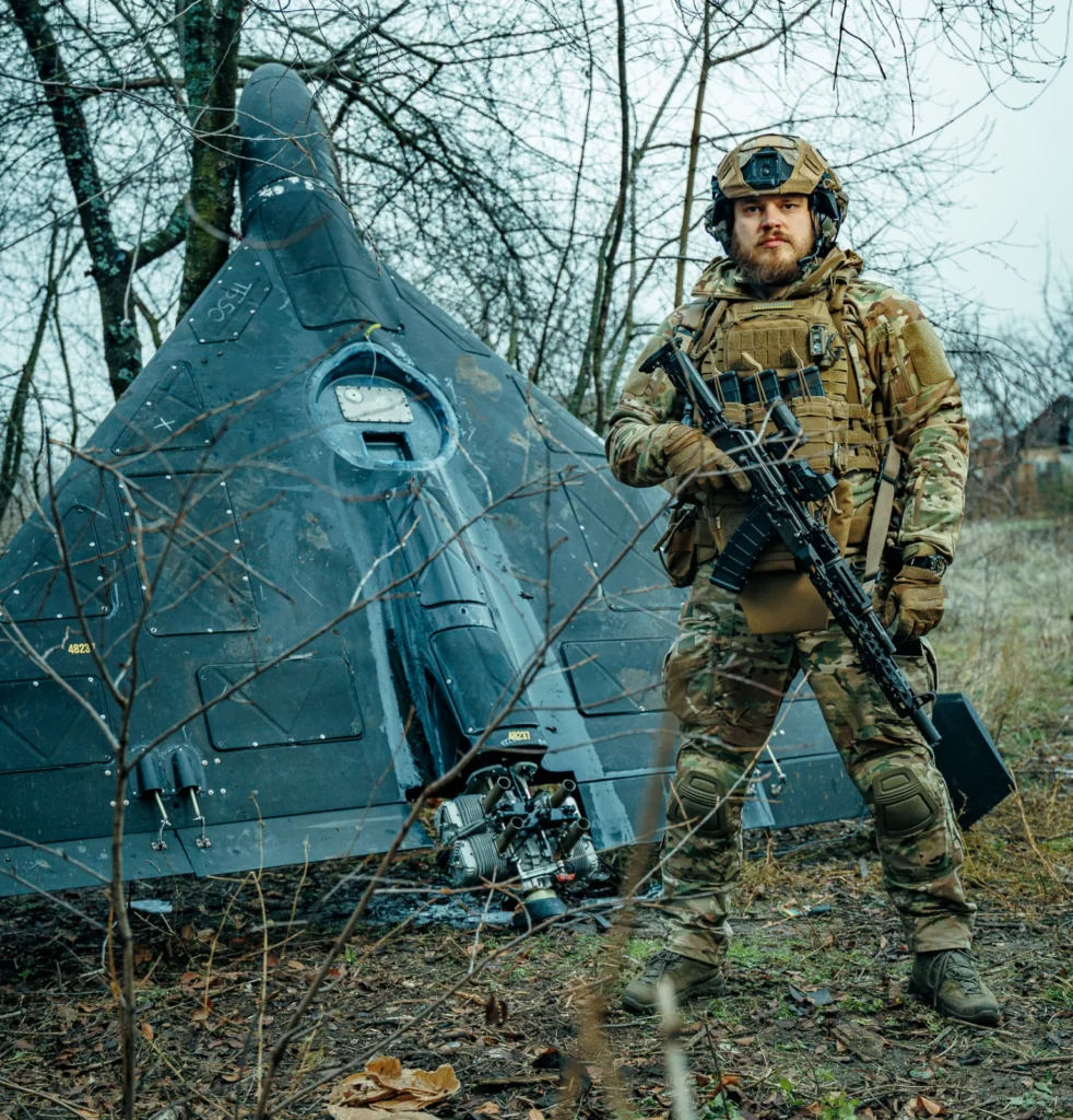 Максим Зайченко і збитий "шахед"