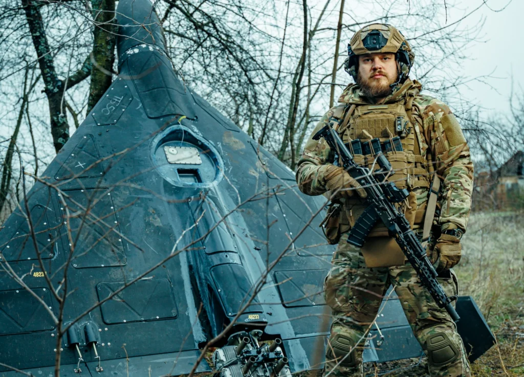 Максим Зайченко і збитий "шахед"