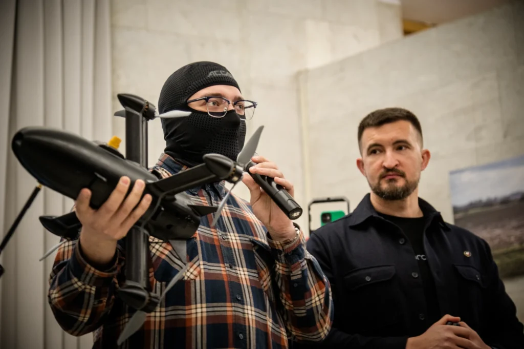 Українські безпілотники на виставці МЗС. Фото МЗС