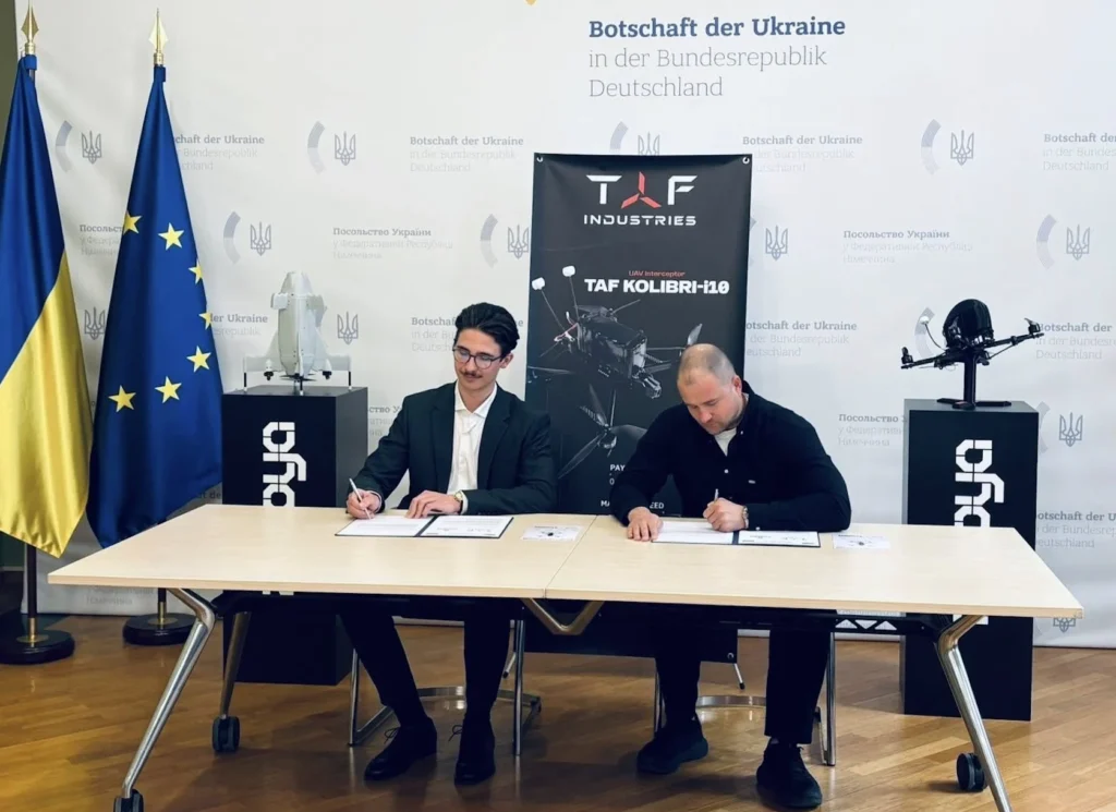 TAF Industries підписують угоду з німцями про спільне виробництво дронів-перехоплювачів