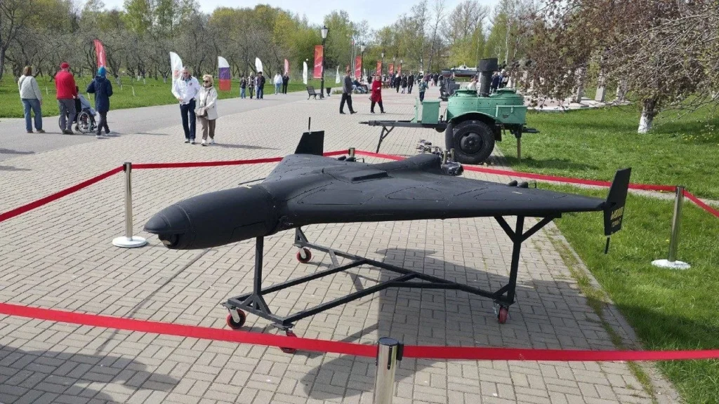 "Geran-2" displayed during Victory Day celebrations in Kronstadt