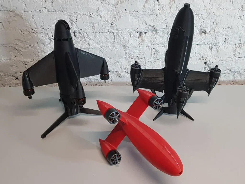 Interceptor drones configured for the Russian “Stribog” system