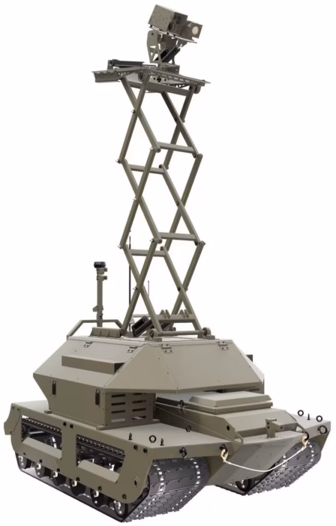 “Courier” UGV with an electro-optical system