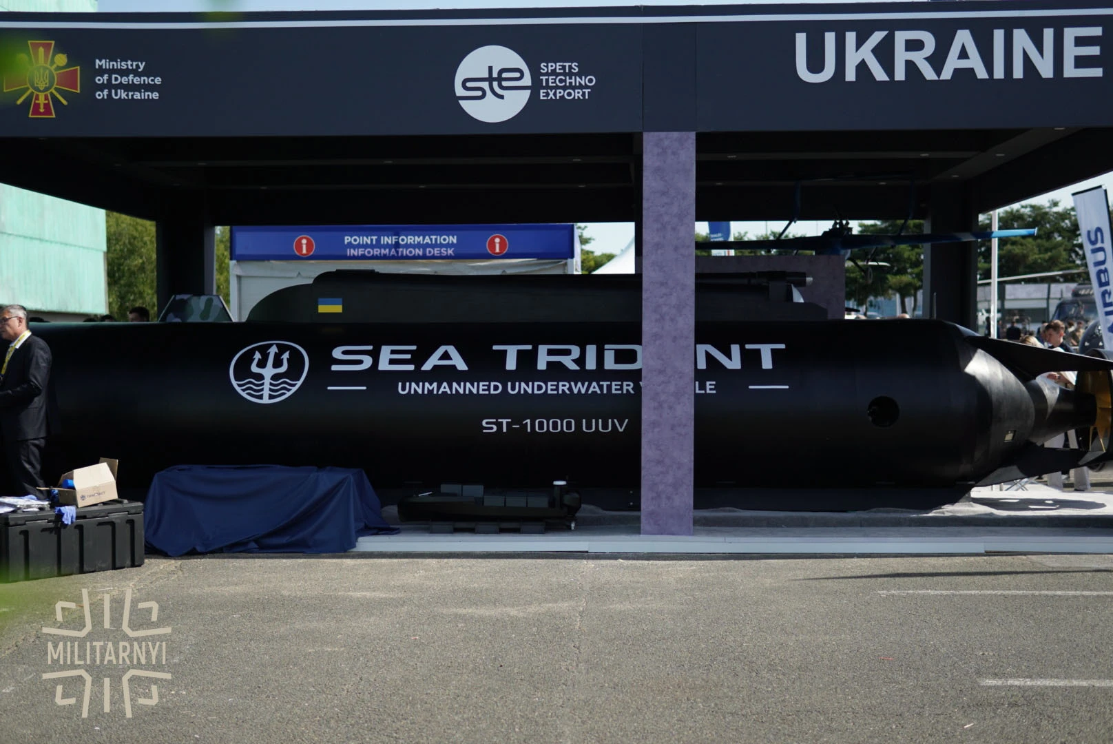 Ukrainian company Global Mark unveils heavy underwater drone Sea Trident
