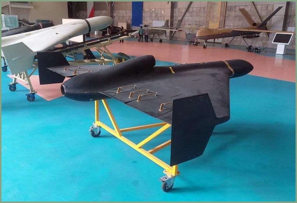 "Герань-3" з турбореактивним двигуном (Фото з російських медіа)