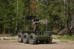 DevDroid’s new UGV is armed with a 40 mm grenade launcher