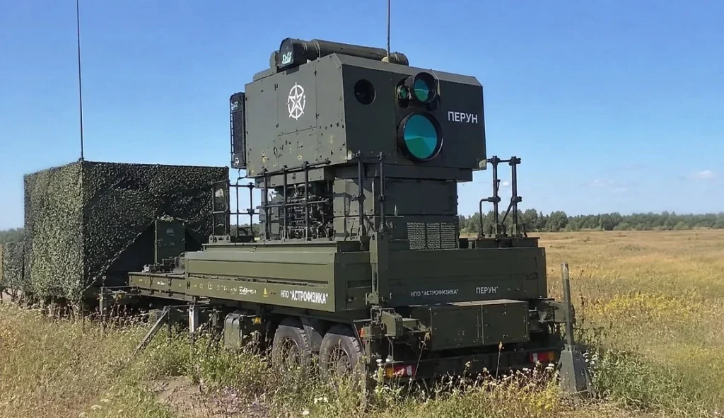 Російська лазерна протидронова система "Перун"