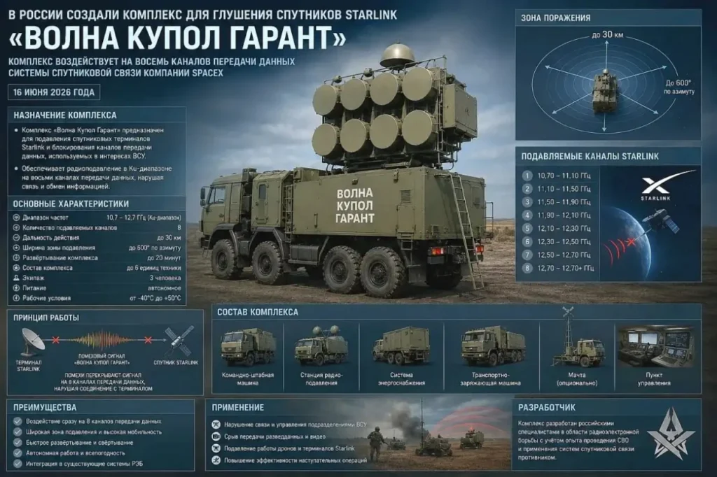 Система протидії супутниковому зв'язку "Волна Купол Гарант"