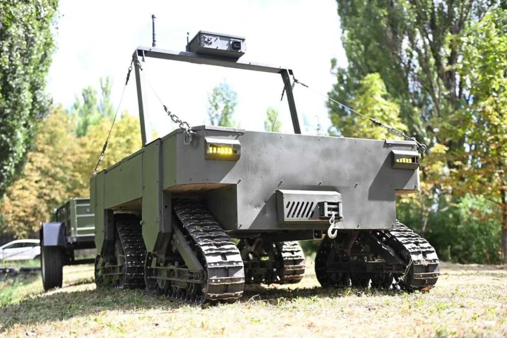 "Volcan" logistics UGV. Photo provided by the manufacturer