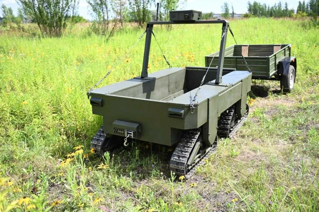 "Volcan" logistics UGV. Photo provided by the manufacturer