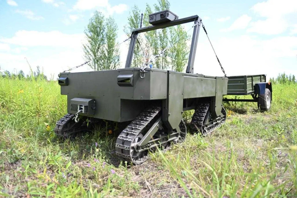 "Volcan" logistics UGV. Photo provided by the manufacturer