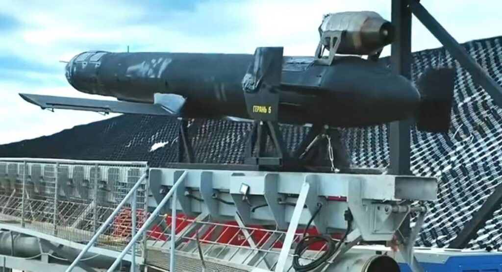 "Герань-5" на пусковій установці