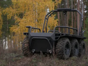 Ratel H із платформою для запуску FPV-дронів пройшов випробування на смузі перешкод