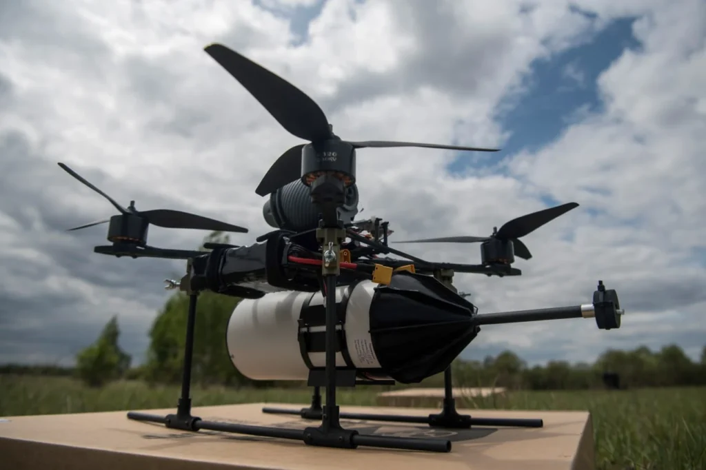 Fiber-optic drone by 3DTech
