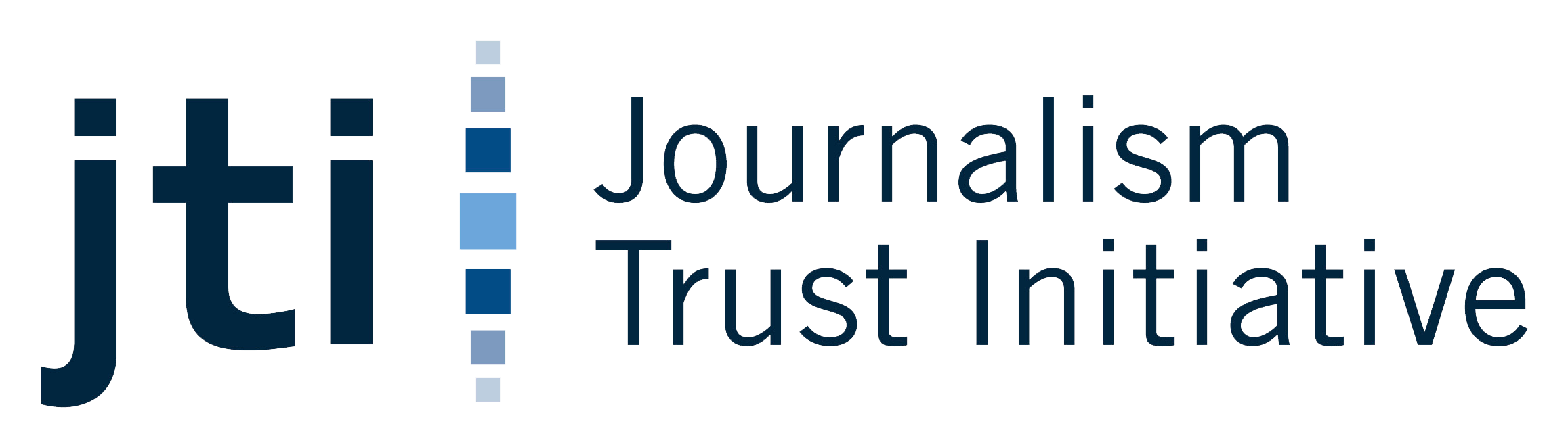 the Journalism Trust Initiative (JTI) logo