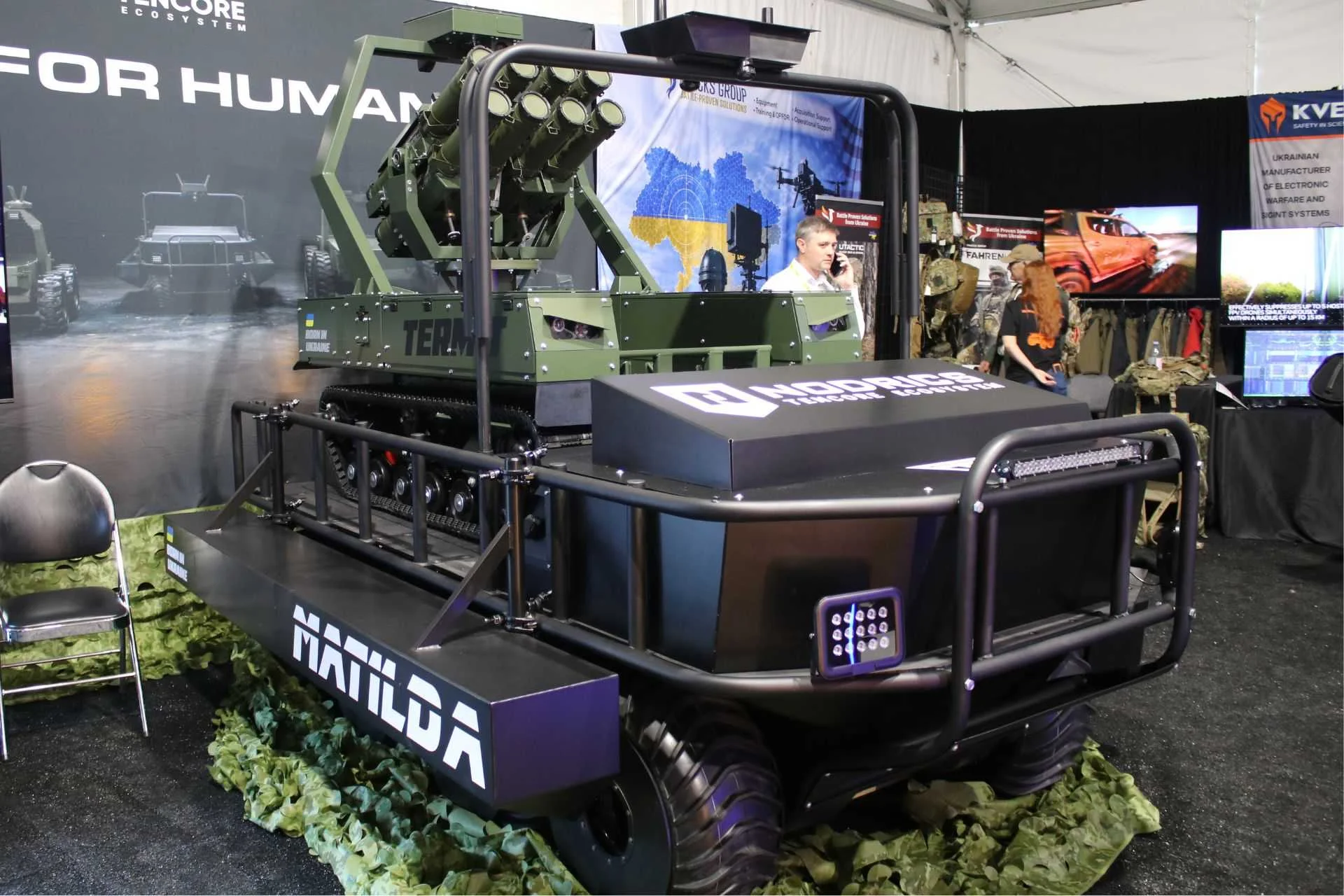 Tencore unveils MAT1LDA amphibious platform at AUSA 2026